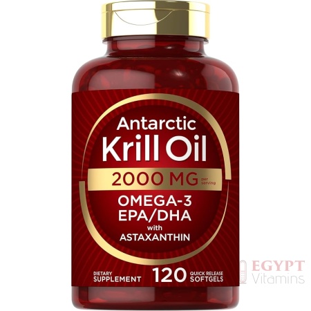 Carlyle Antarctic Krill Oil 2000 mg ,Omega-3 EPA, DHA | 120 Softgels