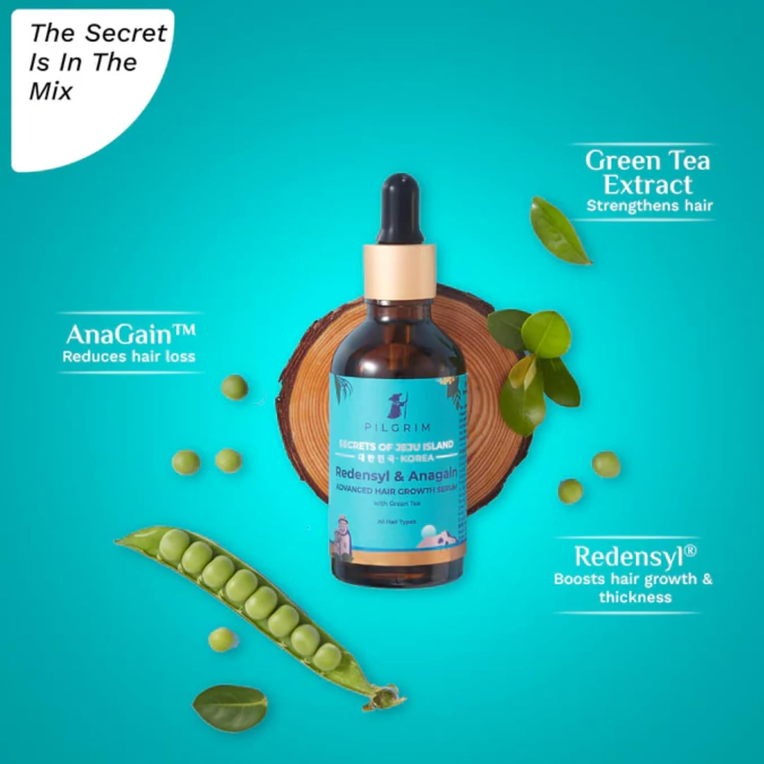 Pilgrim Hair Growth Serum | Redensyl & Anagain | Stops Hair Loss - Image 2