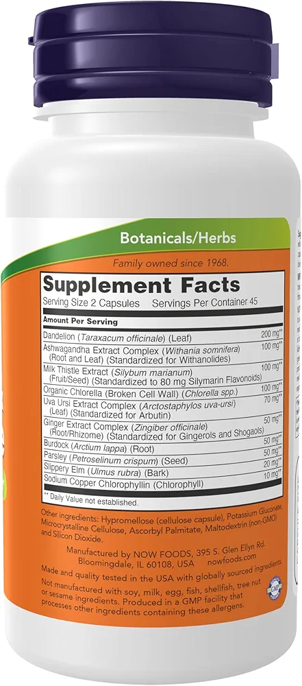 NOW Supplements Detox & Cleanse | Liver & Kidney Support | 90 Veg Capsules - Image 3