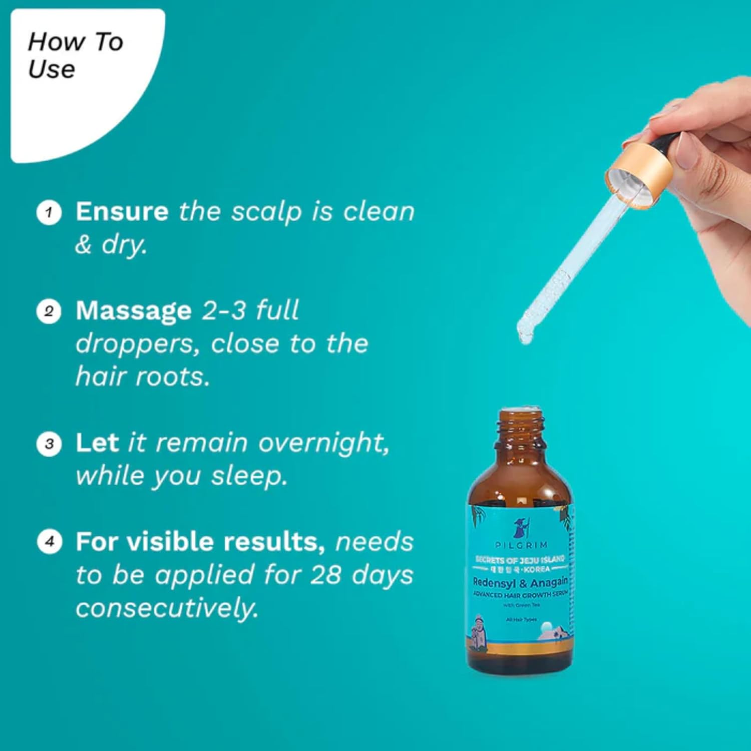 Pilgrim Hair Growth Serum | Redensyl & Anagain | Stops Hair Loss - Image 7