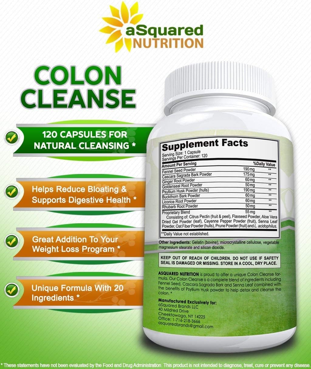aSquared Nutrition | Digestive Regularity Support Supplement | 120 Capsules - Image 4