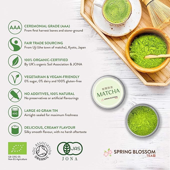 Organic Ceremonial Grade Matcha | Uji, Japan | 80g Set - Image 4