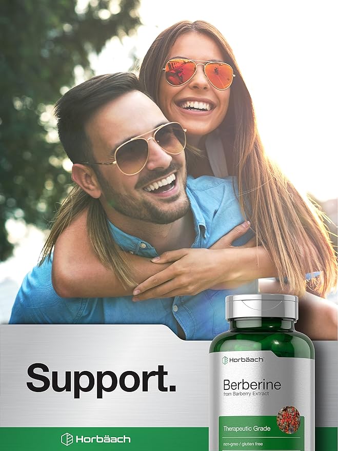 Horbaach Berberine Supplement | Berberine HCl from Barberry Extract |120 Capsules - Image 6