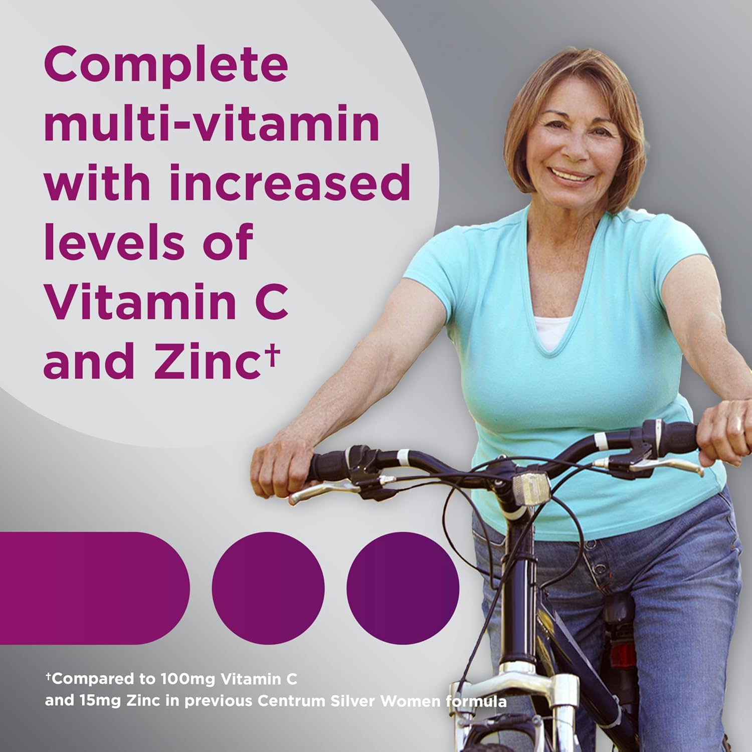 Centrum Silver Women's Multivitamin for Women 50 Plus, Multivitamin/Multimineral Supplement | 200 Tablets - Image 7