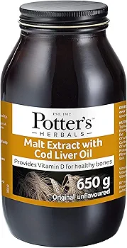 Potter's Malt Extract & Cod Liver Oil | 650g Herbal Supplement - Image 2