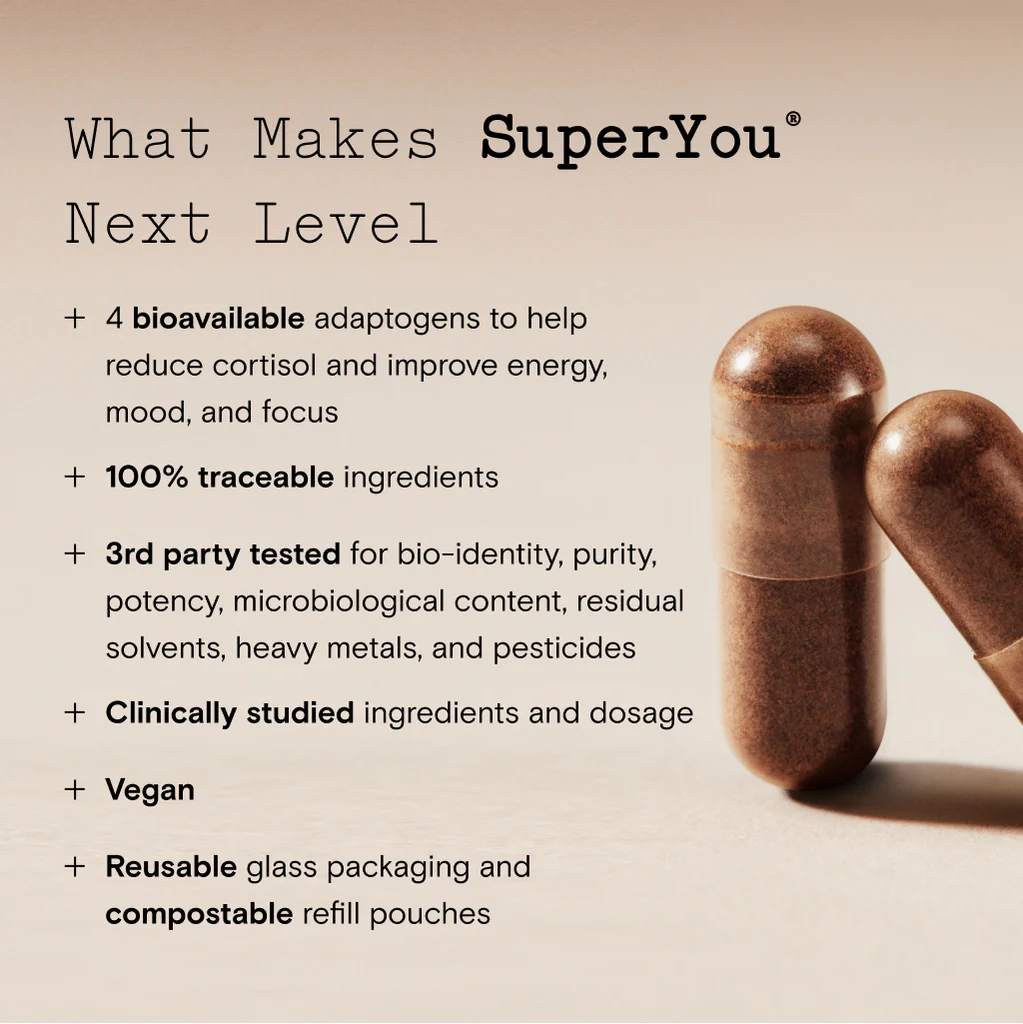 Moon Juice SuperYou | Daily Adaptogen Supplement for Stress| 60 CAPS - Image 2