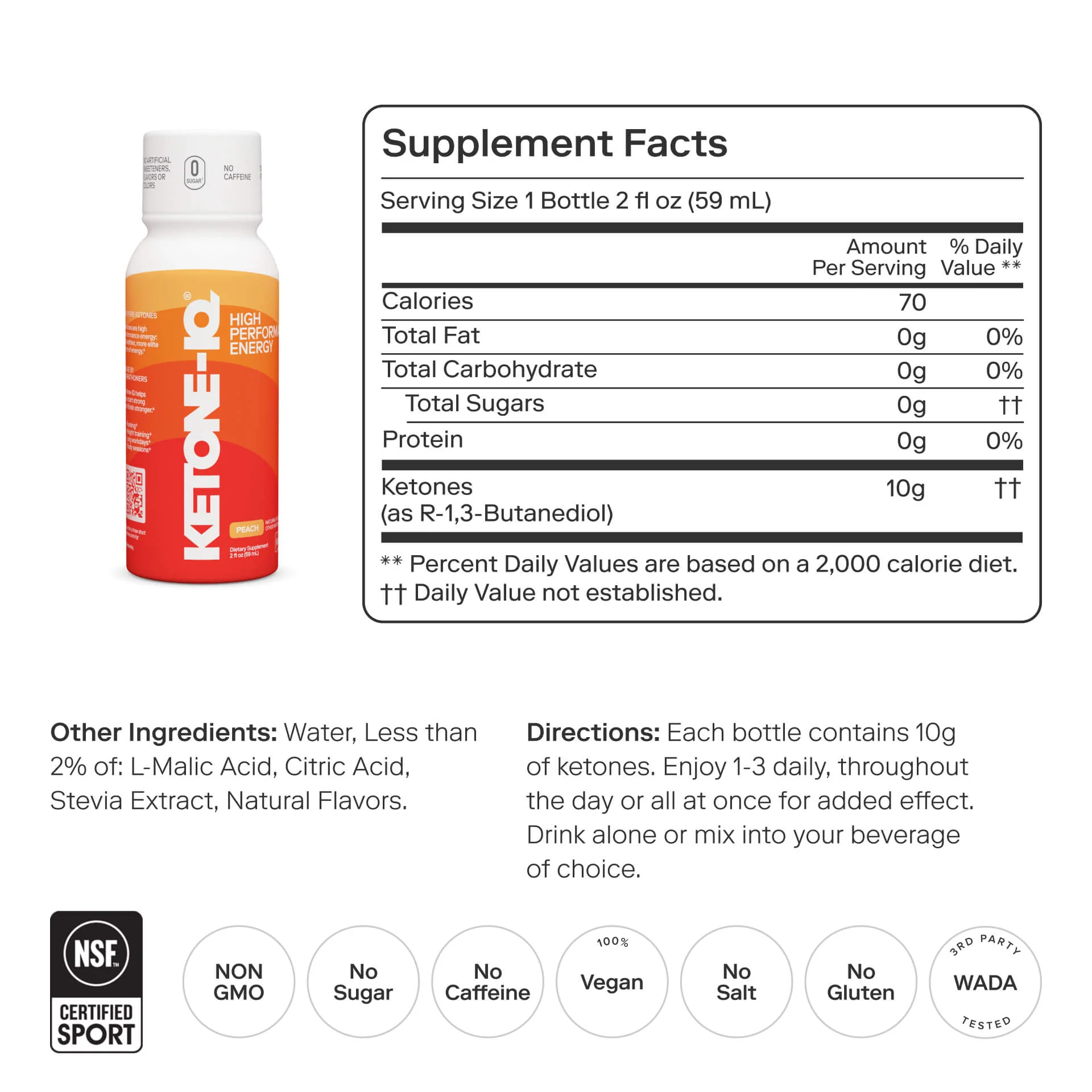 Ketone-IQ Classic Shot | Clean, Sugar-Free Ketone Energy | 24 shots - Image 6
