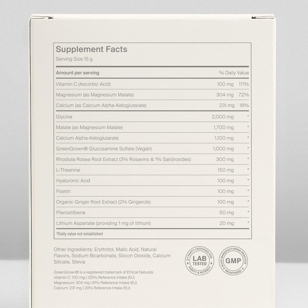 NOVOS Core | The Scientist-Formulated Longevity Supplement |12 longevity ingredients|1 powerful mix 6.9 grams. - Image 2
