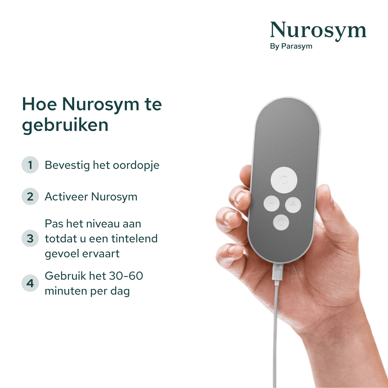 Nurosym | Wearable Neuromodulation Device for Health Improvements| contains ingredients studied for, Certified Medical Device, Vagus nerve stimulation - Image 3