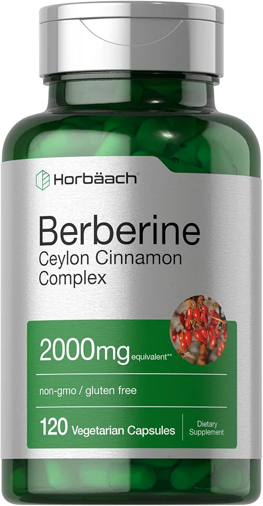 Horbaach Berberine with Ceylon Cinnamon 2000mg | 120 Caps