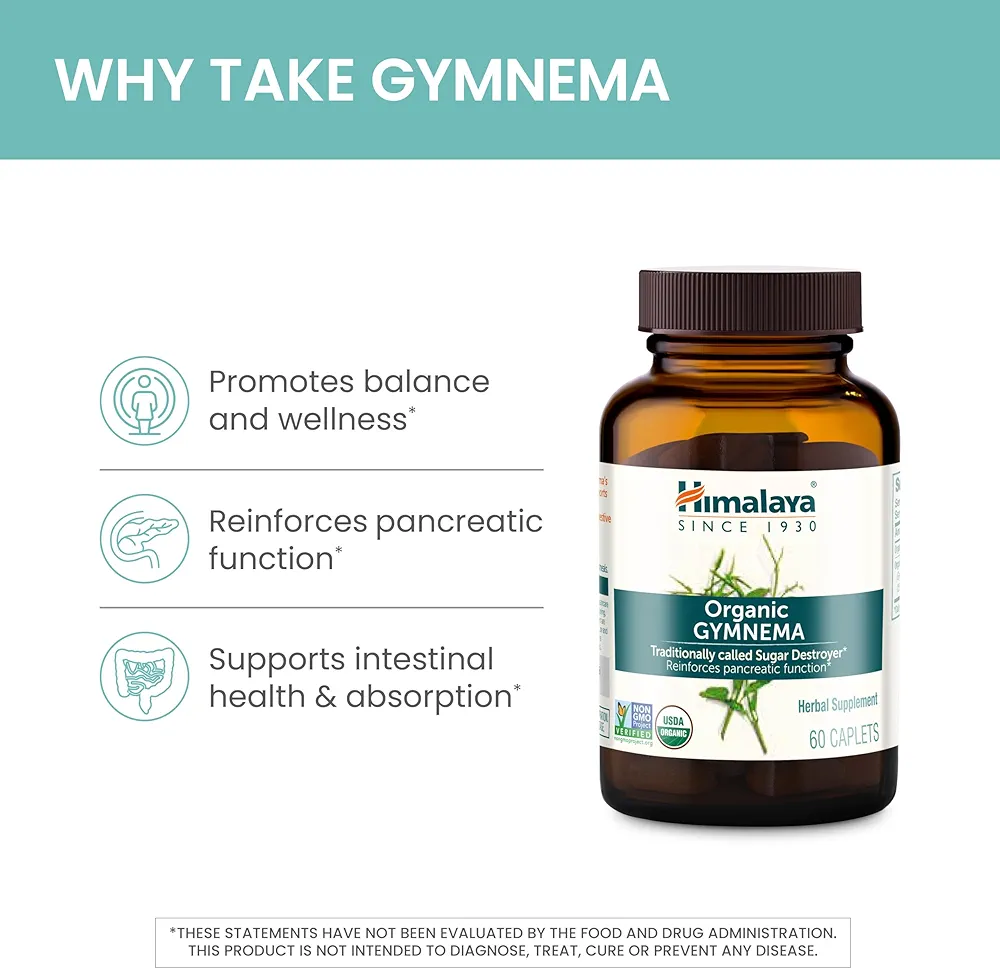 Himalaya Organic Gymnema – Natural Sugar Support
