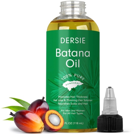 Dersie Batana Oil for Hair Growth100% Pure & Natural - For Thicker & Stronger Hair - 4 FL OZ