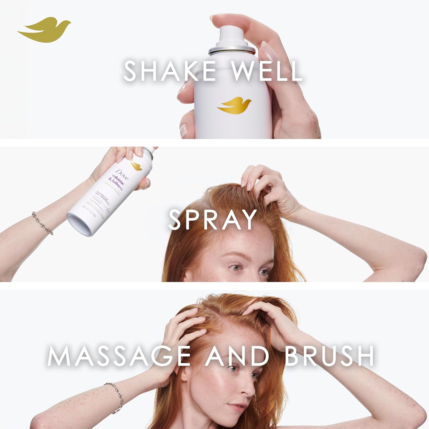 Dove Advanced Dry Shampoo Volume & Fullness | Oily Hair Refresh | 147 ml - Image 5