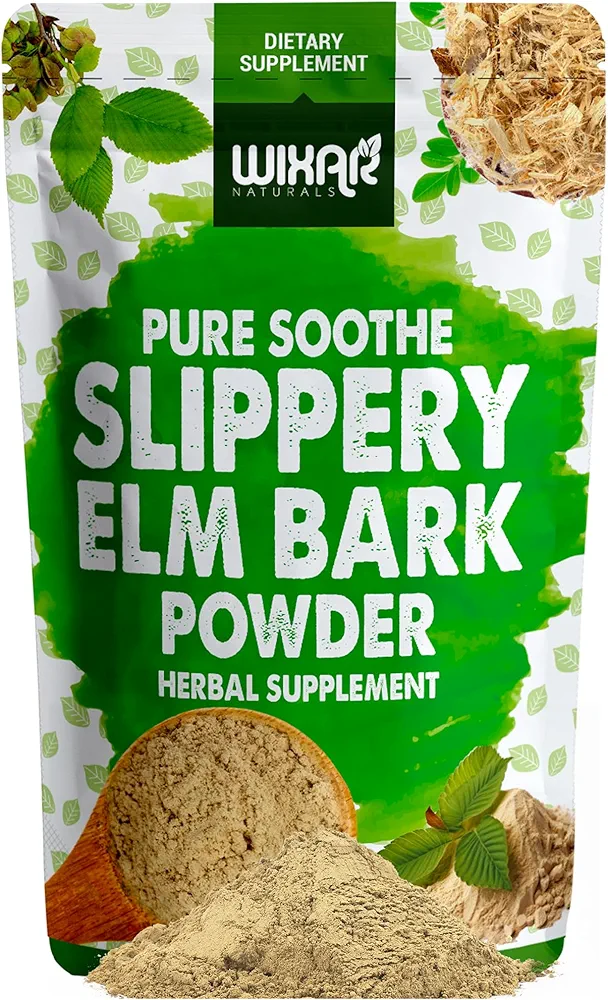 WIXAR Slippery Elm Bark Powder | Digestive Relief | 142 gm