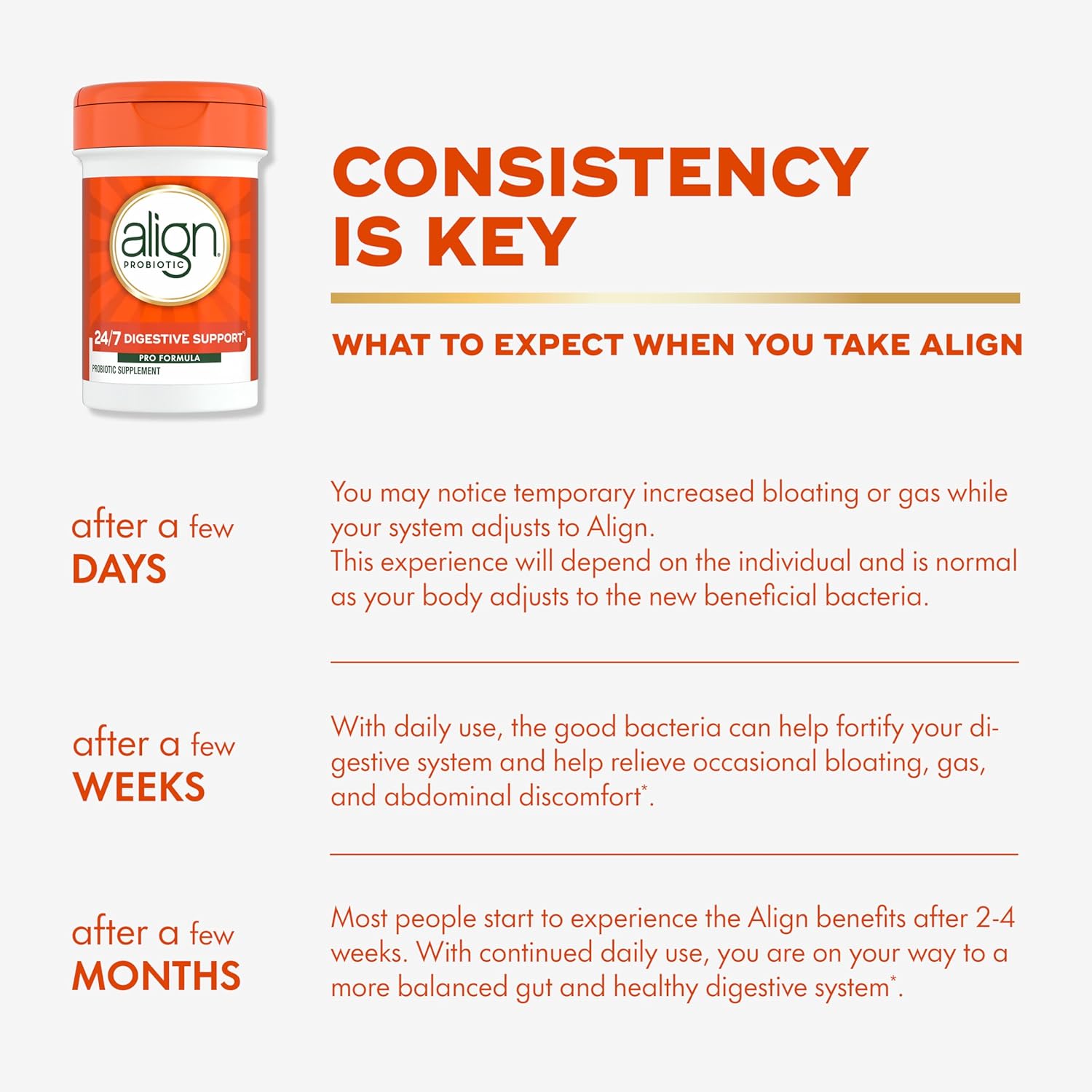 Align Daily Probiotic Supplement | 84 Capsules - Image 3