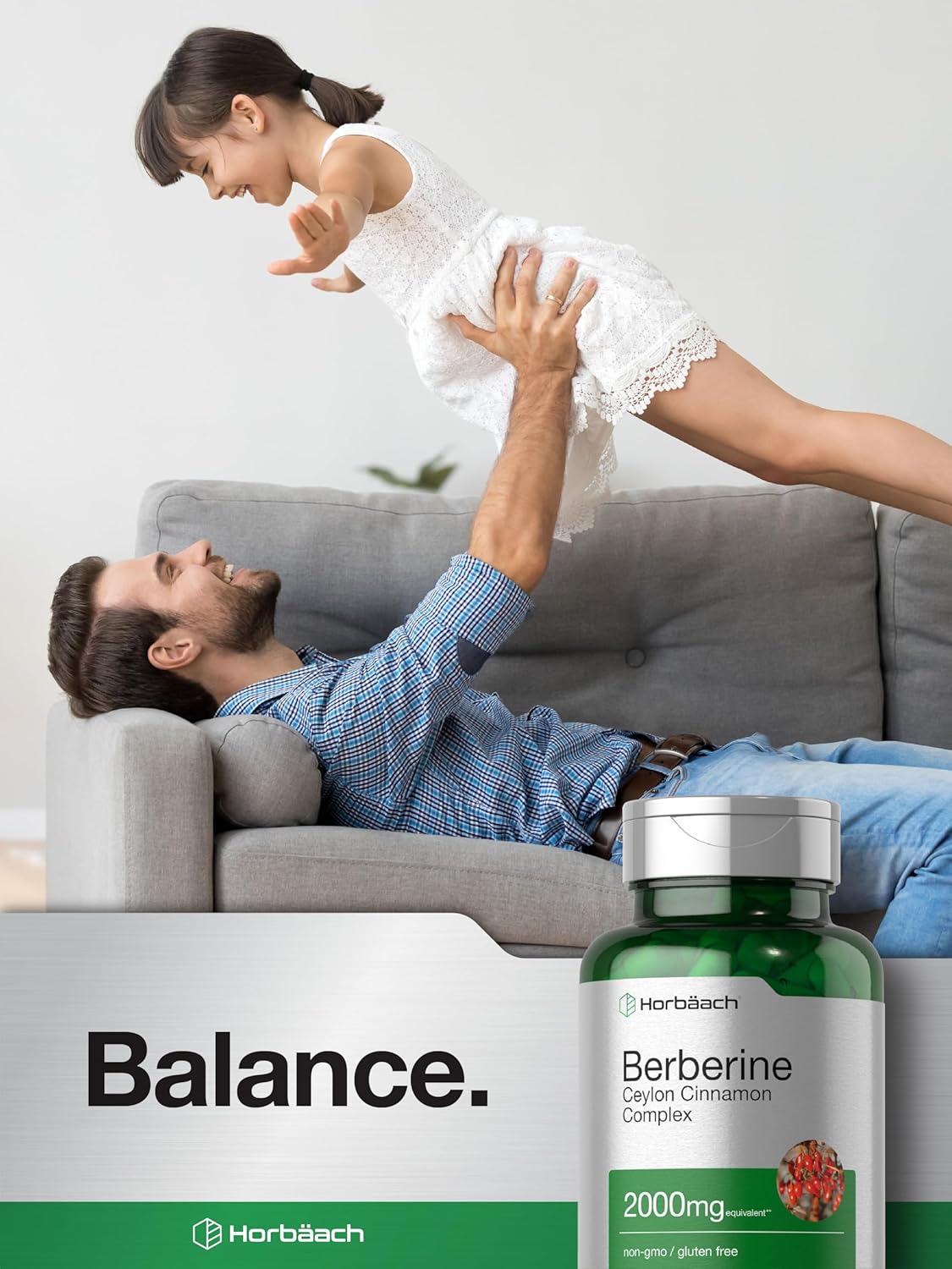 Horbaach Berberine with Ceylon Cinnamon 2000mg | 120 Caps - Image 6