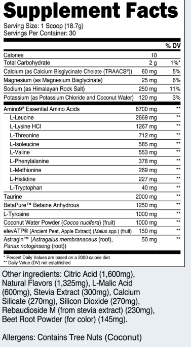 Transparent Labs Intra-Workout – Naturally Flavored Strawberry | Essential Amino Acids, Electrolytes & Hydration Support for Performance & Recovery – 30 Servings - Image 2