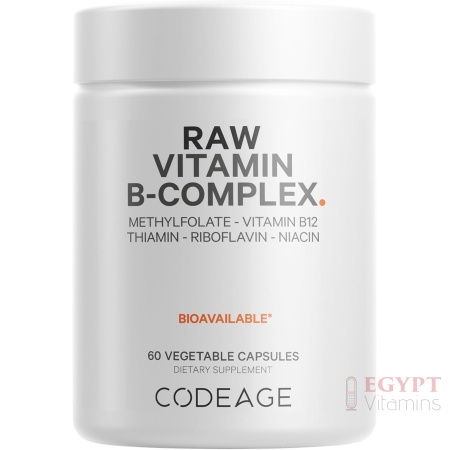 Codeage Raw , Vitamin B-Complex Supplement | 60 Capsules