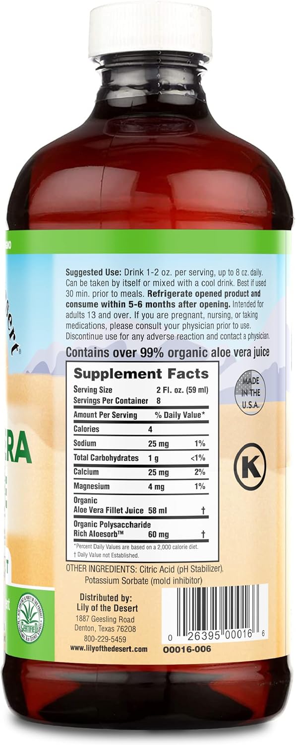 Lily Of The Desert Aloe Vera Juice Drink, 473ml - Image 3