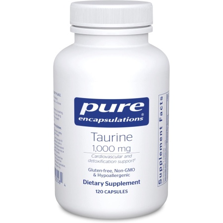 Pure Encapsulations Taurine 1,000 mg – 120 Capsules