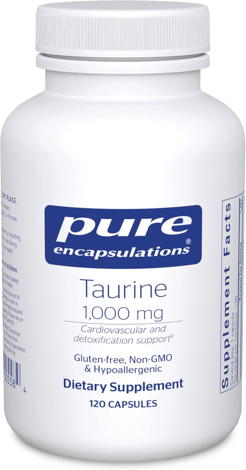 Pure Encapsulations Taurine 1,000 mg – 120 Capsules