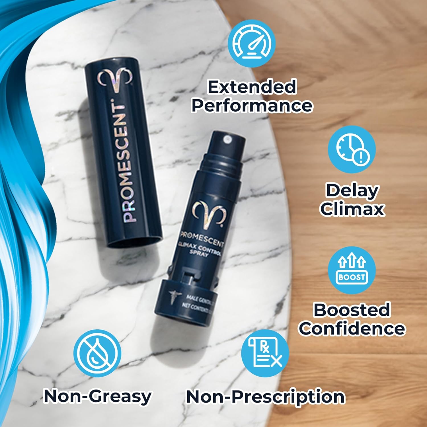 Promescent Desensitizing Delay Spray for Men – Better, Maximized Sensation – 2.6 ml