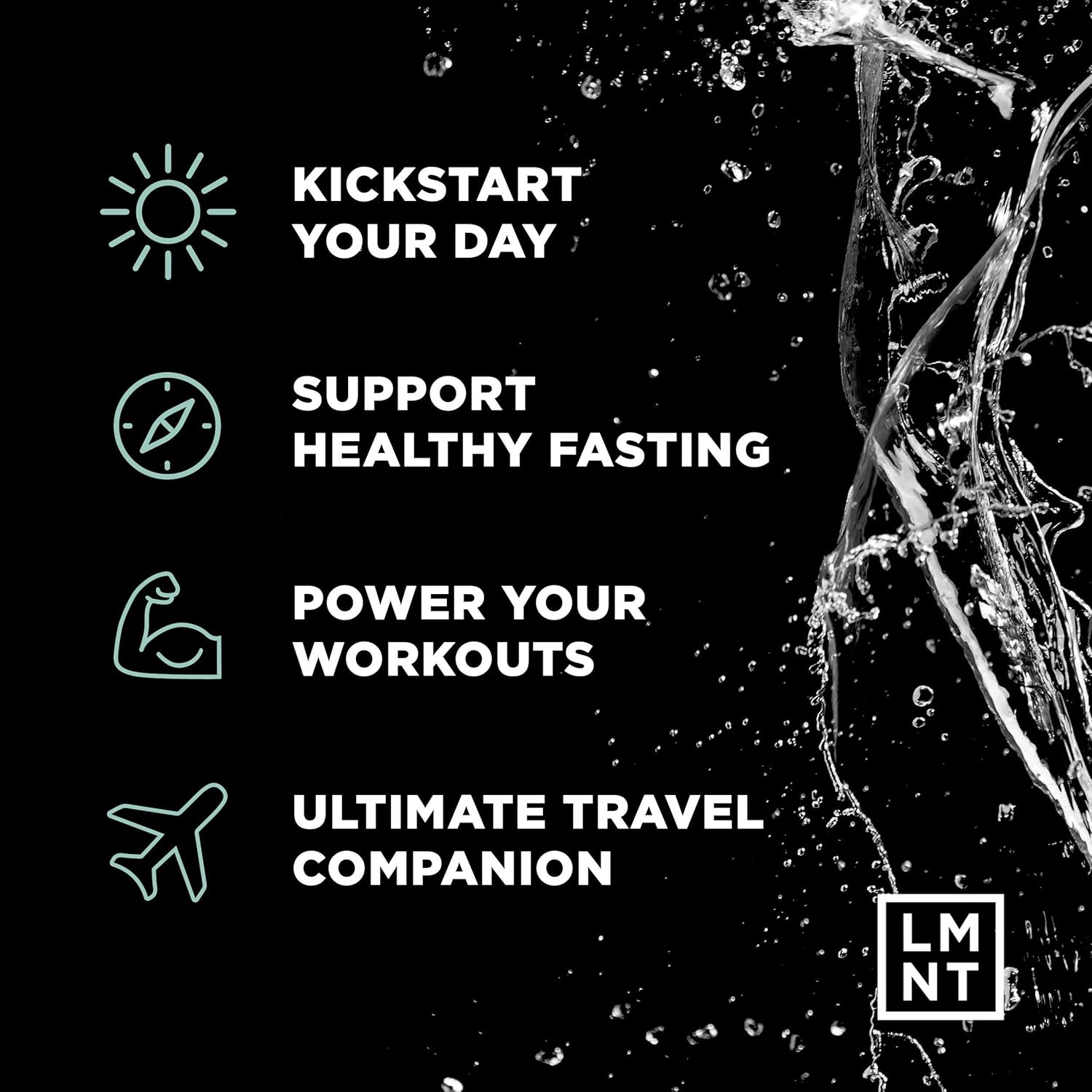 LMNT Zero Sugar Electrolytes - Raw Unflavored Salt | Drink Mix | 30-Count - Image 4