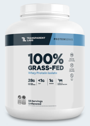 Transparent Labs Whey Protein Isolate 55 servings (Unflavored)
