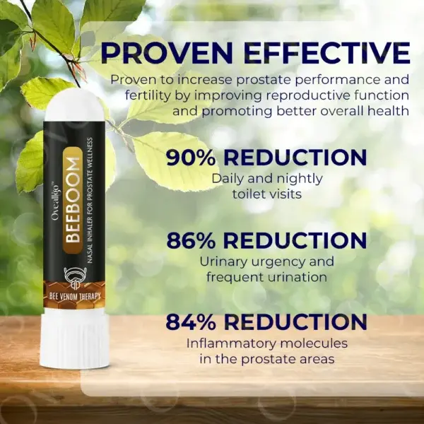 Oveallgo™ BeeBoom Nasal Inhaler | Prostate Health | Natural Bee Venom