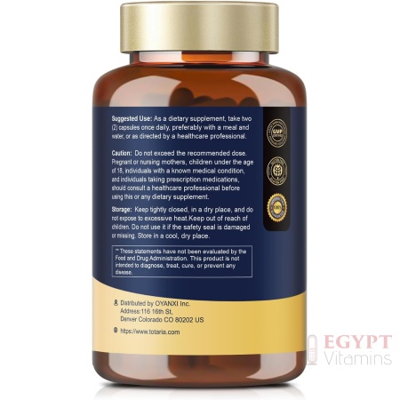NAD+ Supplement with Nicotinamide Riboside, Resveratrol, Quercetin & Betaine – 120 Capsules