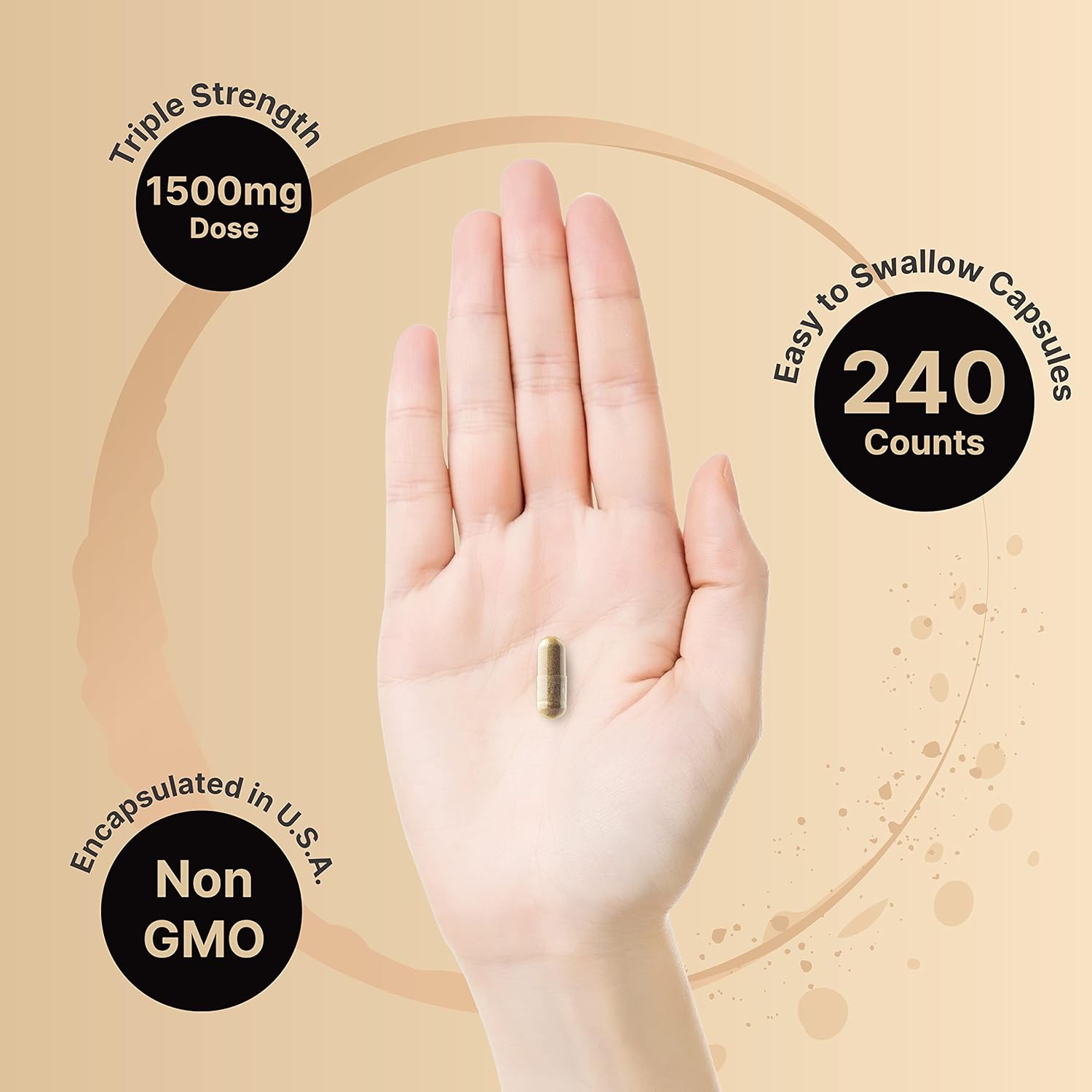Mucuna Pruriens Triple Strength 1500mg Per Serving – 240 Capsules - Image 6
