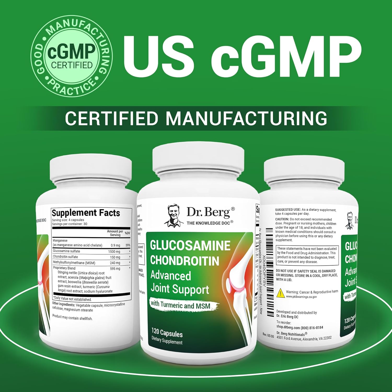 Dr. Berg's Advanced Joint Support Supplement | 120 Capsules - Image 3