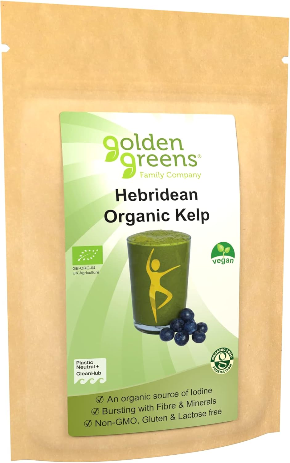 Golden Greens Organic Hebridean Kelp Powder | 100 grams