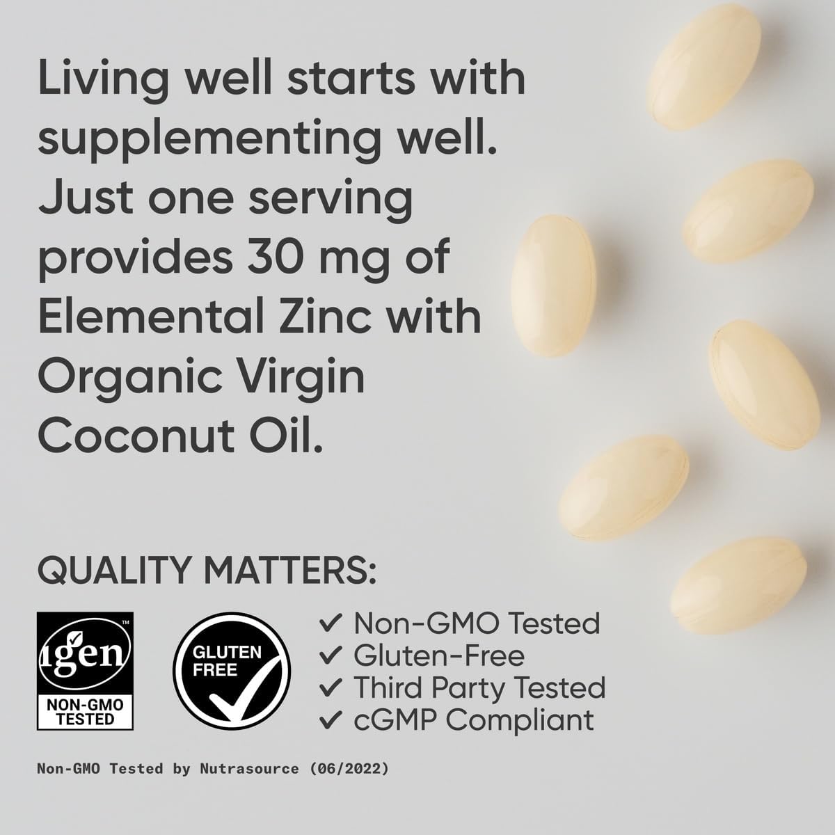 Sports Research Zinc Picolinate | High Absorption Immune Support | 180 Softgels - Image 5
