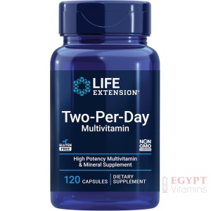 Life Extension Two-Per-Day Multivitamin, Vitamins B, C, D, zinc, Packed with Over 25 Vitamins, Minerals & extracts, 120 Capsules