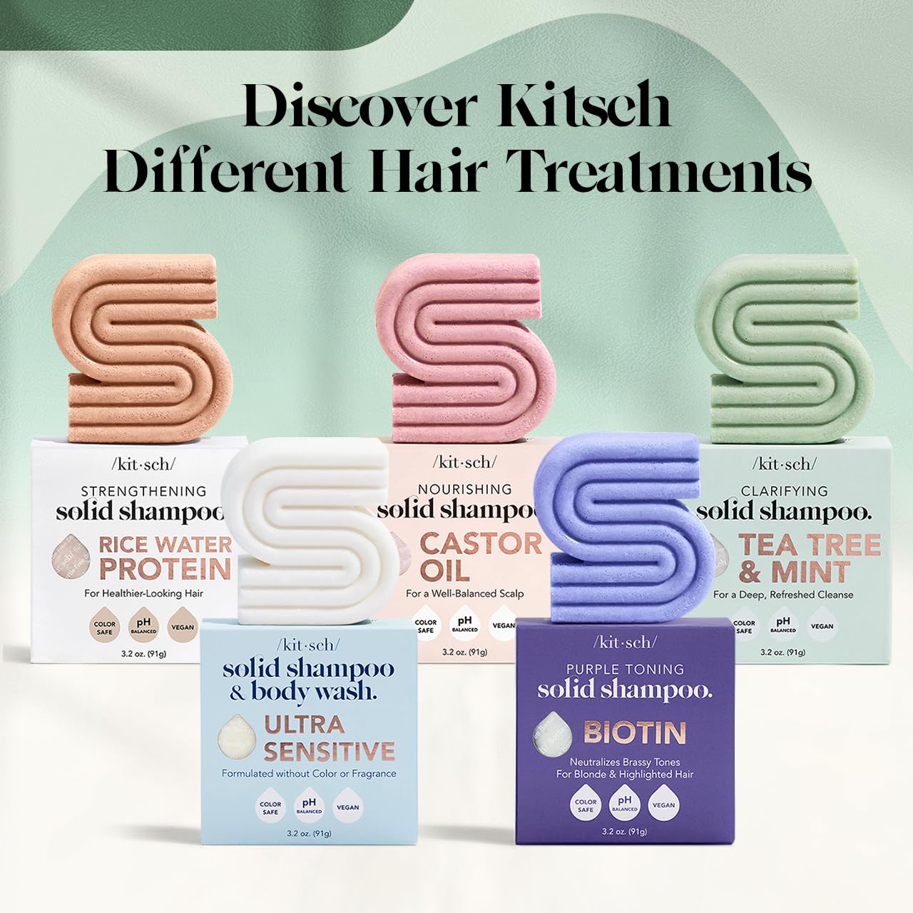 Kitsch Rosemary & Biotin Shampoo Bar for Hair Growth & Volume - Image 6