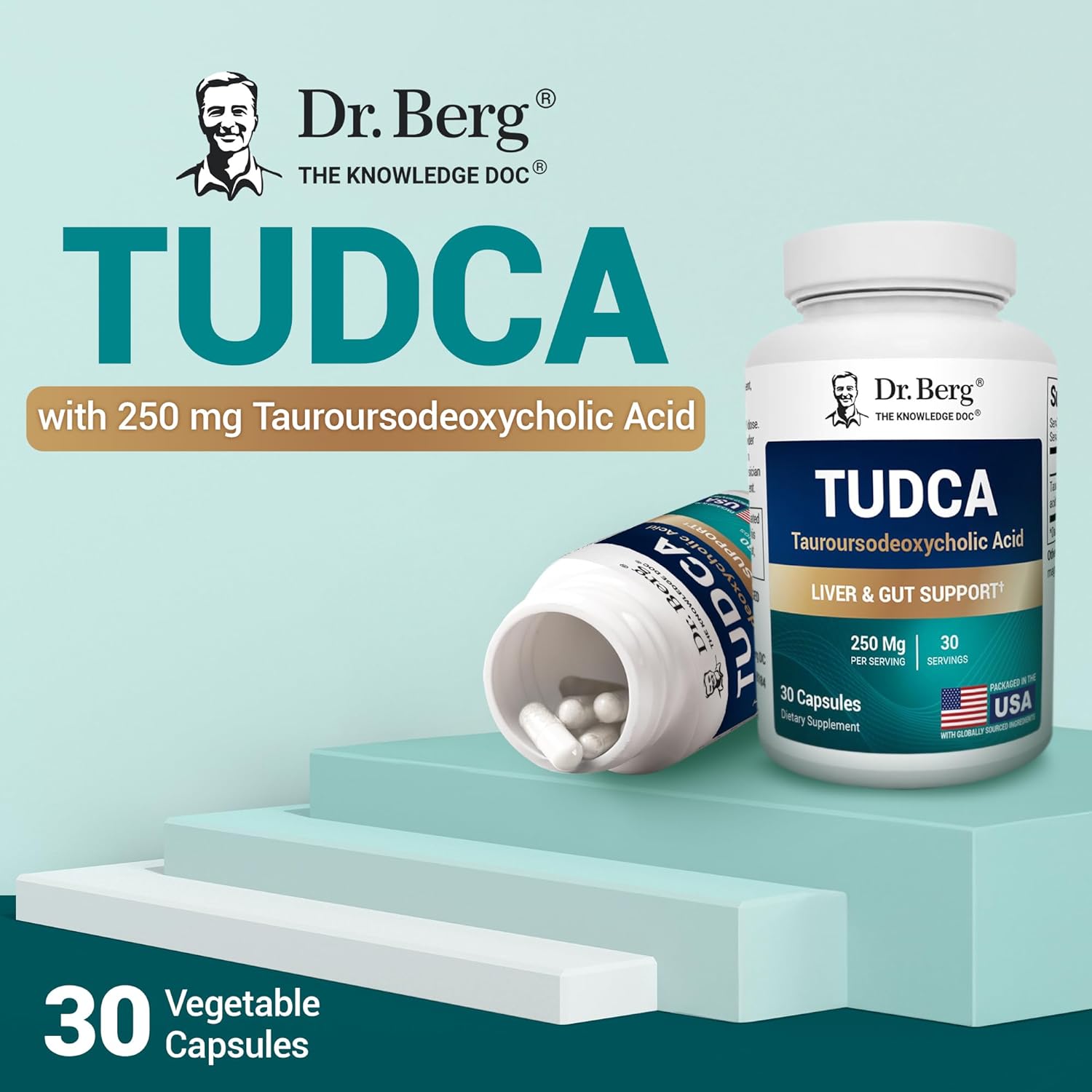 Dr. Berg's TUDCA Supplement | Liver & Gallbladder Support | 30 Capsules - Image 5