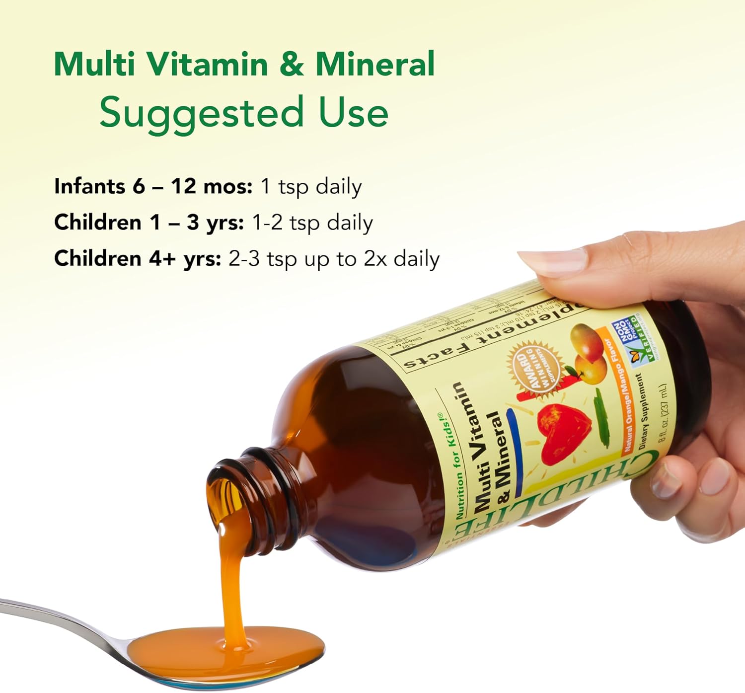 ChildLife Essentials Liquid Multivitamin for Kids | 8 Fl Oz - Image 7