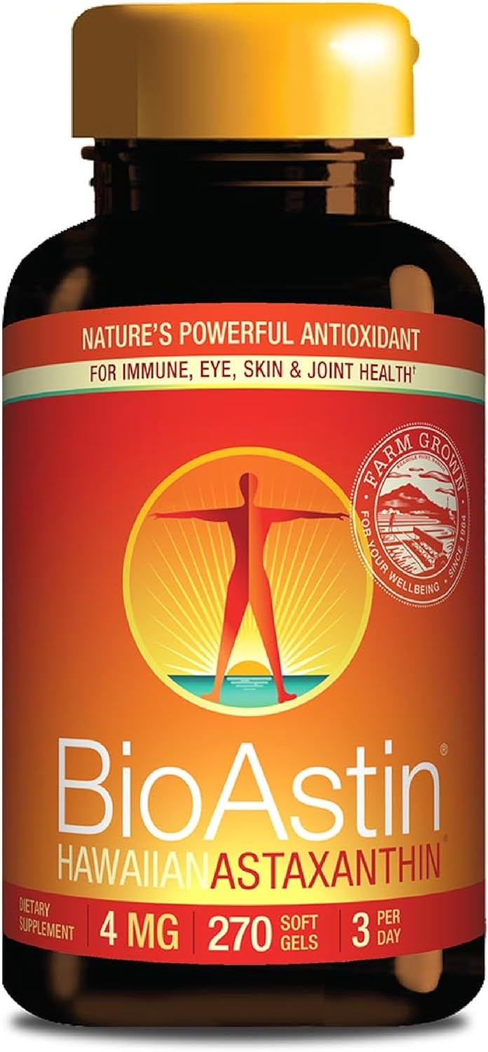 Nutrex Hawaii BioAstin Hawaiian Astaxanthin - 4mg, 270 Softgels