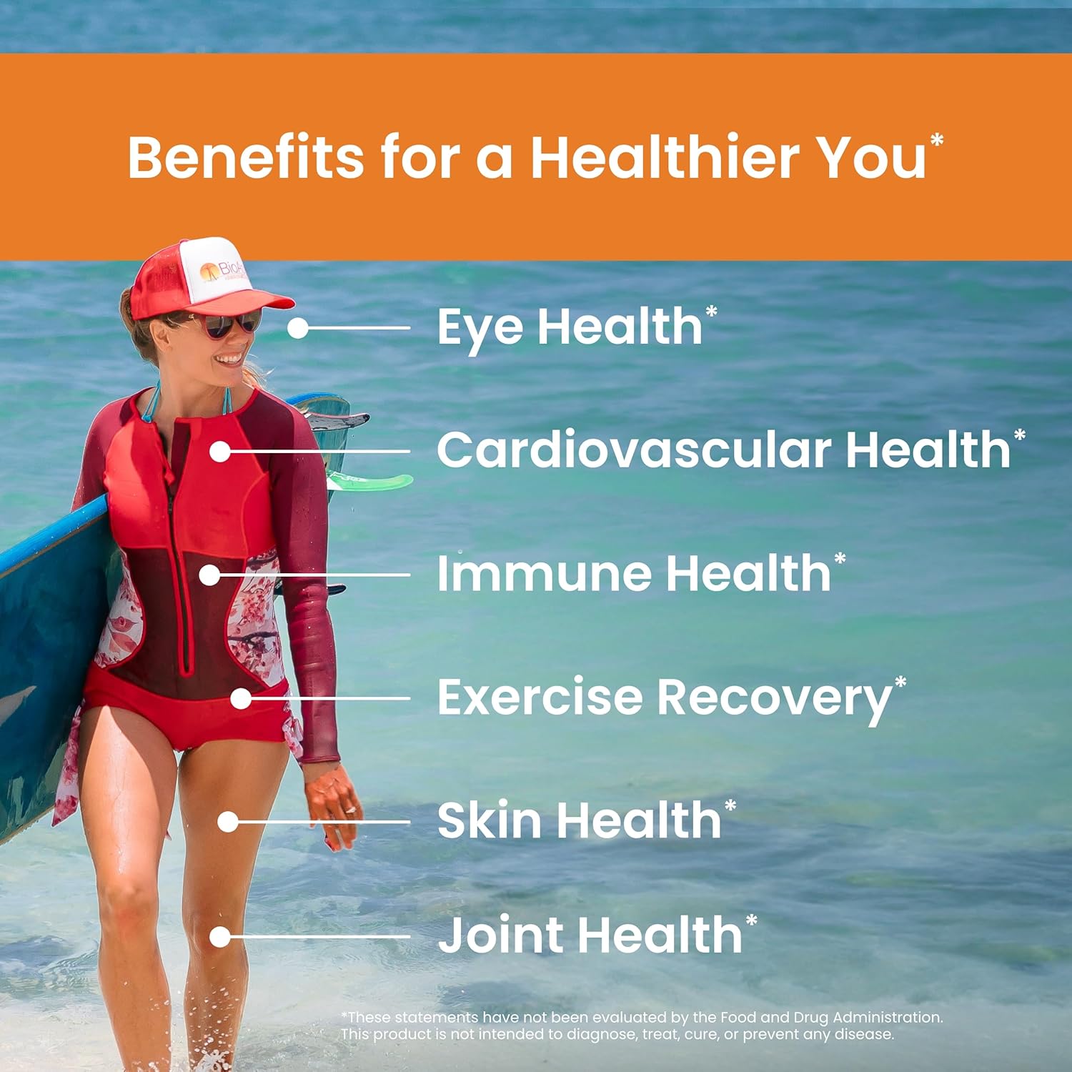 BioAstin Hawaiian Astaxanthin | Natural Antioxidant 4mg |270 Softgels - Image 3