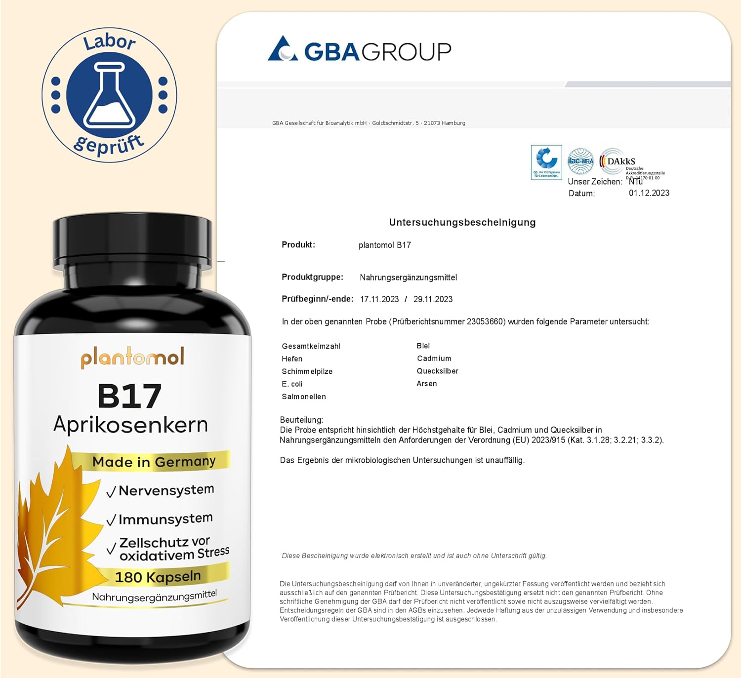 Plantomol Apricot Kernel P 17 | 1100 mg Serving | 180 capsules - Image 4