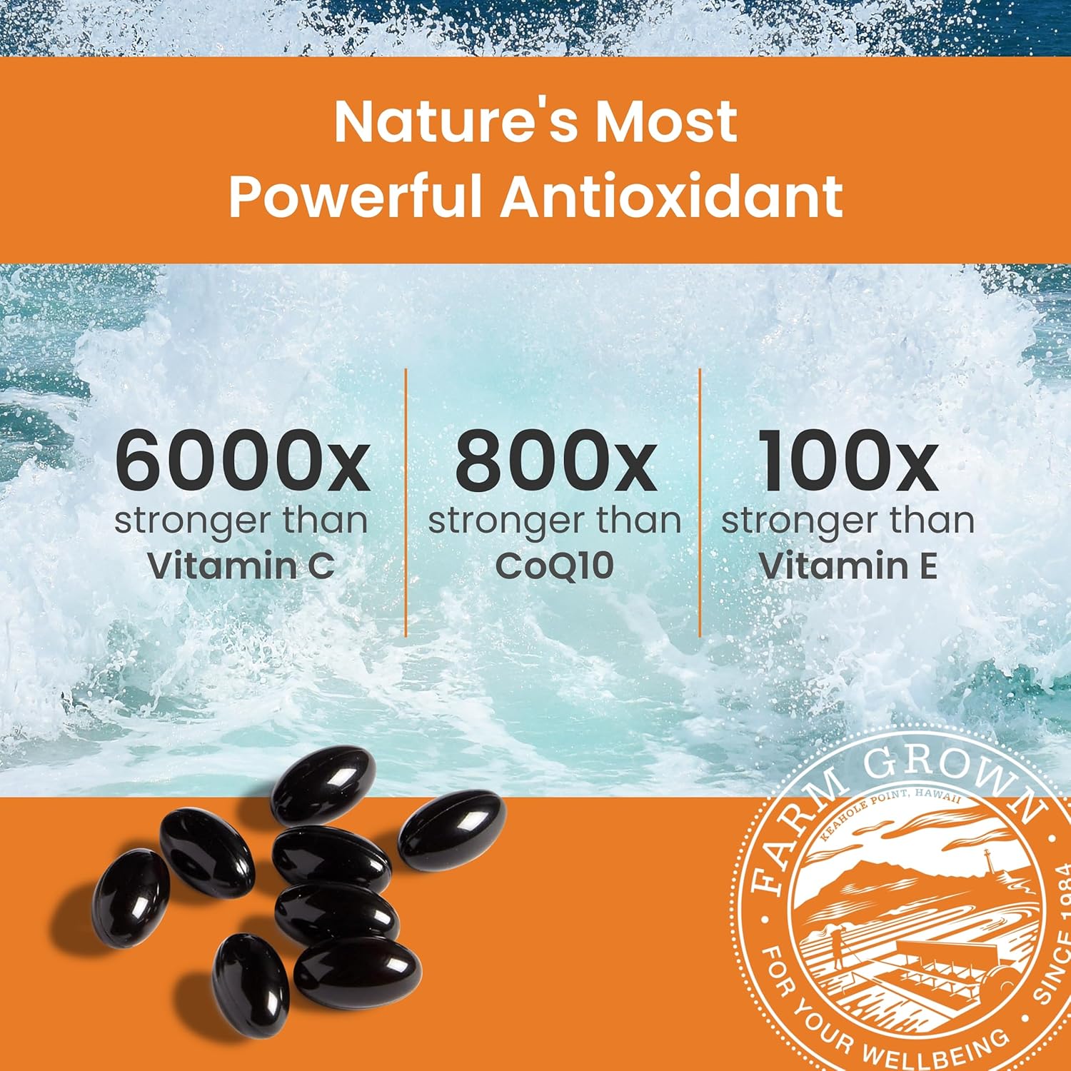BioAstin Hawaiian Astaxanthin | Natural Antioxidant 4mg |270 Softgels - Image 5