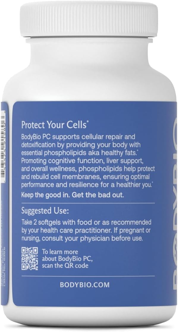 BodyBio PC | Phosphatidylcholine Complex for Brain & Cell Health | 60 capsules - Image 4