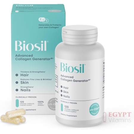 Biosil Collagen Generator with ch-OSA | Stimulates Natural Collagen Production |120 Liquid Capsules
