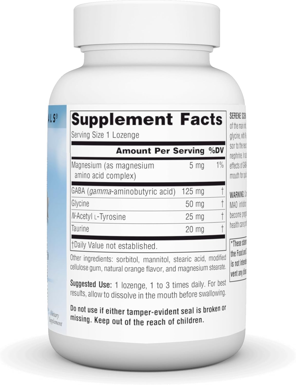 Source Naturals GABA Calm | Quick Dissolving Lozenge | Orange | 120 Lozenges - Image 2