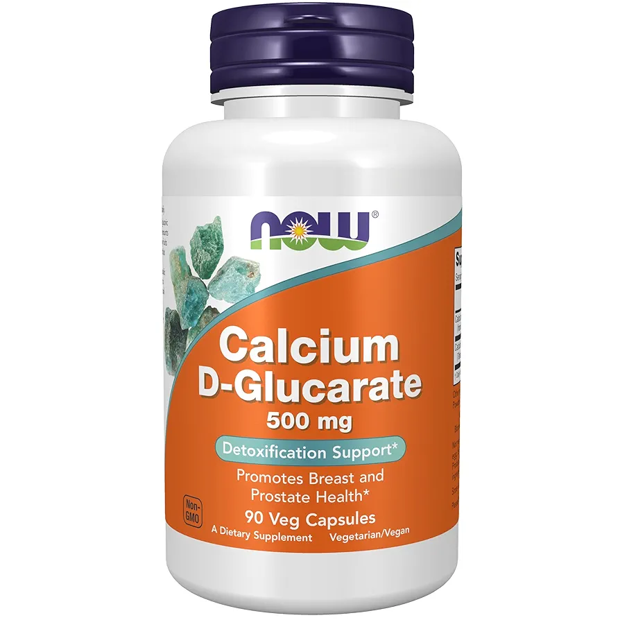 NOW Foods Calcium D-Glucarate 500mg | Detox Support | 90 Caps