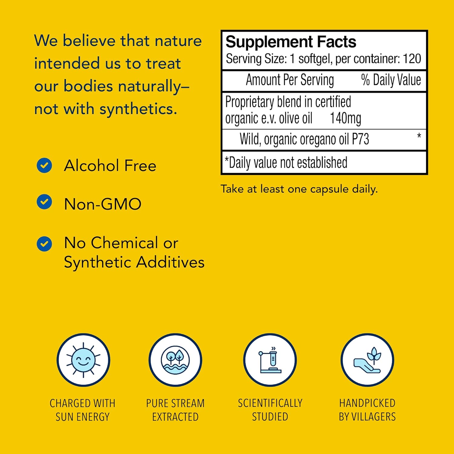 Oreganol P73 Super Strength | Wild Oregano Oil | 120 Softgels - Image 2