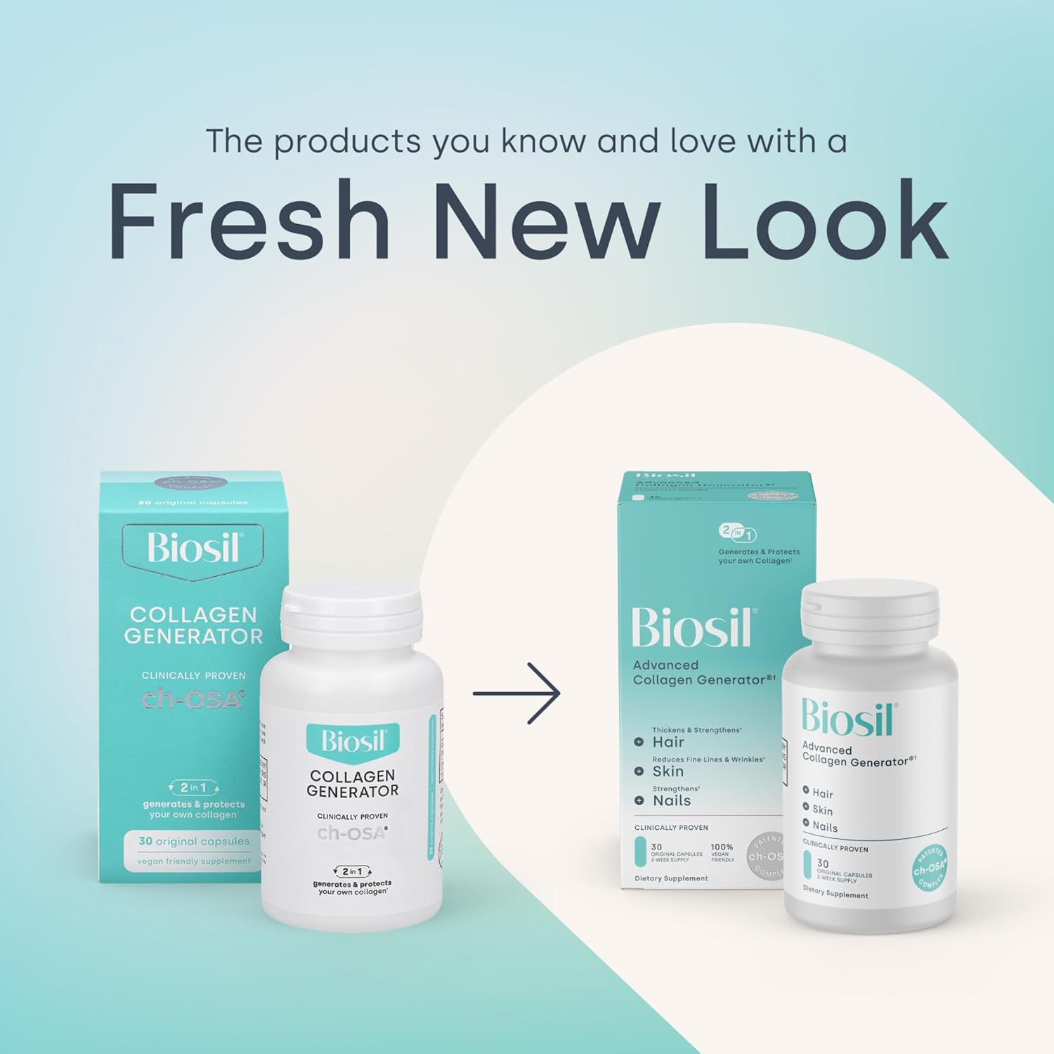 Biosil Collagen Generator with ch-OSA | Stimulates Natural Collagen Production |120 Liquid Capsules - Image 8
