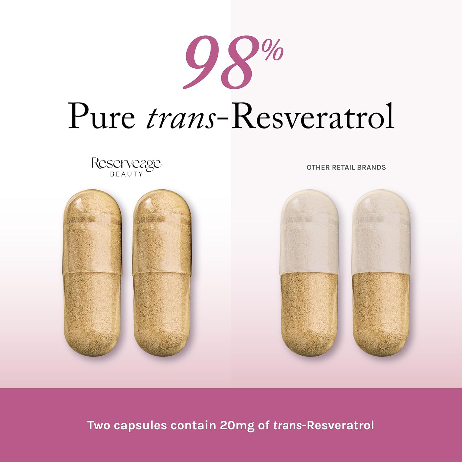 Reserveage Keratin Hair Booster with Biotin & Resveratrol | 120 Caps - Image 5