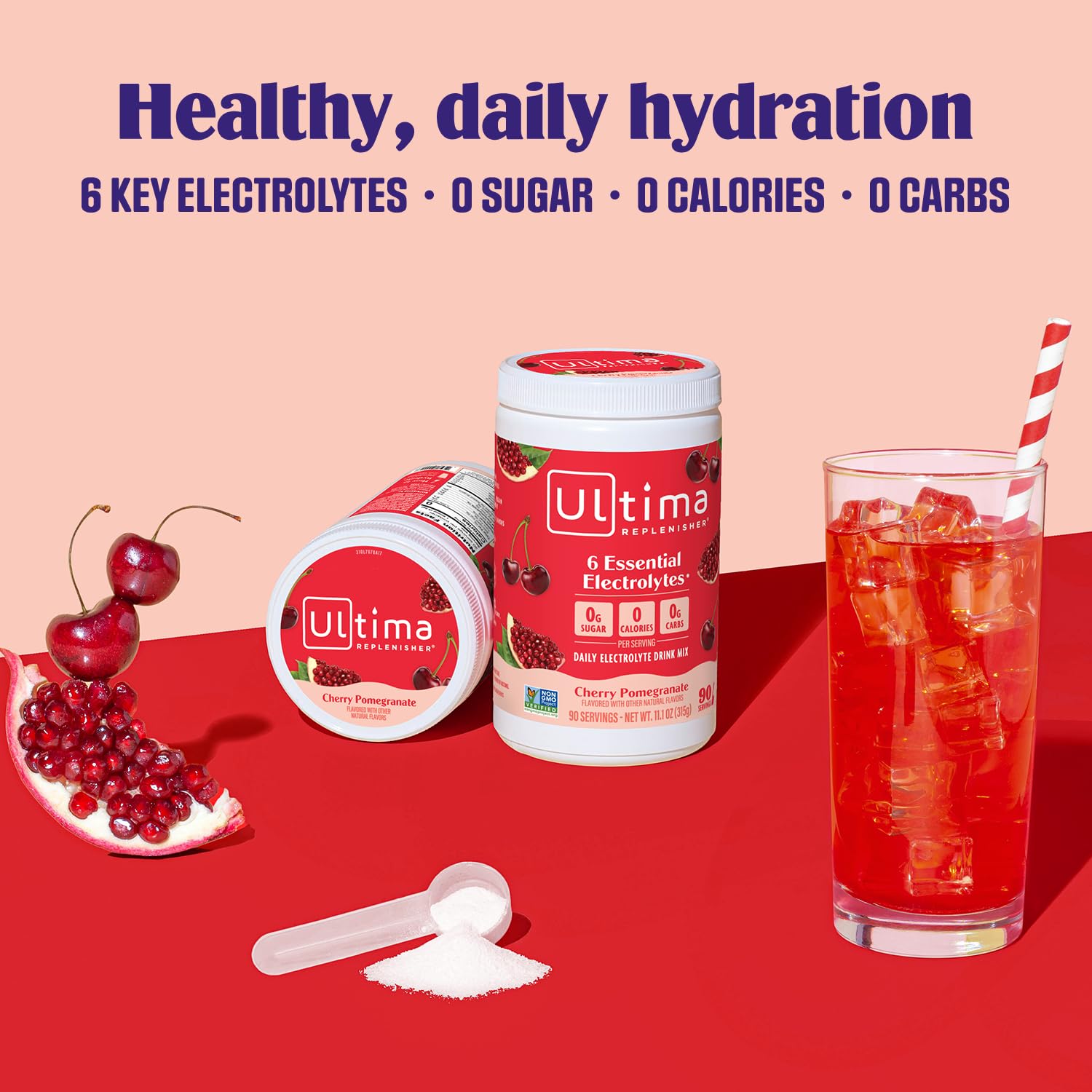 Ultima Replenisher Electrolyte Powder | Sugar Free | 90 Servings - Image 5
